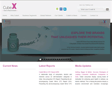 Tablet Screenshot of cubex.co.in